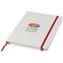 Spectrum-muistivihko, koko A5, valkoinen, värillinen nauha, valkoinen, punainen lisäkuva 1