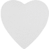 Sticky-Mate® sydämenmuotoiset kierrätetystä materiaalista valmistetut tarralaput, valkoinen lisäkuva 1