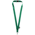 Tom-avainnauha avausmekanismilla varustettuna, kierrätettyä PET-muovia, vihreä liikelahja logopainatuksella