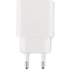 20W 2-porttinen USB-laturi EU-pist PLUGME, valkoinen lisäkuva 3