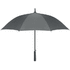23 tuuman tuulenpitävä sateenvarjo SEATLE, harmaa liikelahja logopainatuksella