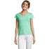 MOON Naisten T paita 150g MOON, minttu-vihreä liikelahja logopainatuksella