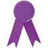 Nauhamainen merkkipinssi LAZO, violetti liikelahja logopainatuksella