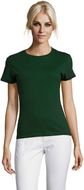 REGENT Naisten T paita 150g REGENT WOMEN, pullo-vihreä liikelahja logopainatuksella