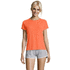 SPORTY Naisten T paita 140g SPORTY WOMEN, neon-oranssi liikelahja logopainatuksella
