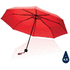 20.5" Impact AWARE RPET190T minisateenvarjo, punainen liikelahja logopainatuksella