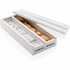 Deluxe mikado/domino puulaatikossa, valkoinen liikelahja logopainatuksella