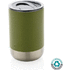 RCS termosmuki kierrätetystä ruostumattomasta teräksestä, vihreä liikelahja logopainatuksella