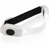 USB uudelleenladattava valaisinhihna, valkoinen liikelahja logopainatuksella