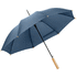 APOLO. rPET-sateenvarjo, sininen liikelahja logopainatuksella
