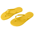 MAUPITI L / XL. ranta flip-flopit, keltainen liikelahja logopainatuksella