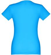 THC ANKARA WOMEN. Naisten t-paita, aqua-blue liikelahja logopainatuksella