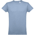 THC LUANDA. Miesten t-paita, pastelli-sininen liikelahja logopainatuksella