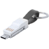 Adapteri Hedul keyring USB charger cable, musta lisäkuva 1