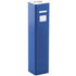 Akku Thazer USB power bank, valkoinen, sininen liikelahja logopainatuksella