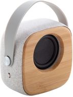 Audio Kepir bluetooth speaker, beige liikelahja logopainatuksella