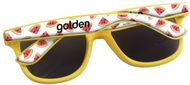 Aurinkolasit Dolox sunglasses, keltainen liikelahja logopainatuksella