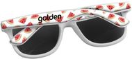 Aurinkolasit Dolox sunglasses, valkoinen liikelahja logopainatuksella