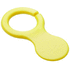 Avaimenperäpoletti Ibershop trolley coin keyring, keltainen liikelahja logopainatuksella