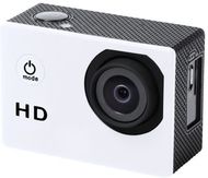 Digivideokamera Komir sports camera, valkoinen, musta liikelahja logopainatuksella