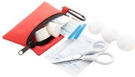 Ensiapusetti Mediner first aid kit, punainen liikelahja logopainatuksella