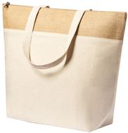 Eristetty ostoskassi Linax cooler shopping bag, luonnollinen liikelahja logopainatuksella