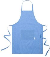 Esiliina Pissek cotton apron, sininen liikelahja logopainatuksella