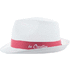 Hattu Subrero XL sublimation band for straw hats, valkoinen liikelahja logopainatuksella