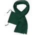 Huivi Betty organic cotton scarf, tummanvihreä liikelahja logopainatuksella
