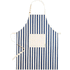 Huopa Kuirtel cotton apron, tummansininen liikelahja logopainatuksella