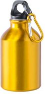 Juomapullo Henzo sport bottle, kultainen-keltainen liikelahja logopainatuksella
