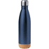 Juomapullo Kraten sport bottle, tummansininen liikelahja logopainatuksella