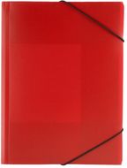 Kansio Alpin PP document folder, punainen liikelahja logopainatuksella