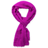 Kaulahuivi Ribban scarf, fuksia liikelahja logopainatuksella
