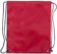 Kiristysnauha reppu Dinki drawstring bag, punainen liikelahja logopainatuksella