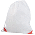 Kiristysnauha reppu Nofler drawstring bag, valkoinen, punainen lisäkuva 1