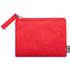 Kukkaro Nelsom RPET purse, punainen liikelahja logopainatuksella