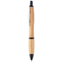 Kuulakynä Coldery bamboo ballpoint pen, luonnollinen, musta liikelahja logopainatuksella