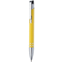 Kuulakynä Fokus ballpoint pen, keltainen liikelahja logopainatuksella