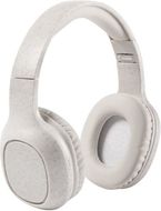 Kuulokkeet Datrex bluetooth headphones, beige liikelahja logopainatuksella