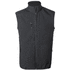 Liivi Jandro RPET softshell vest, musta liikelahja logopainatuksella