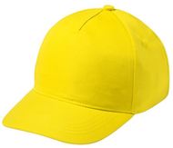 Lippalakki Krox baseball cap, keltainen liikelahja logopainatuksella