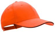 Lippalakki Rubec baseball cap, oranssi liikelahja logopainatuksella