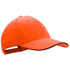 Lippalakki Rubec baseball cap, oranssi liikelahja logopainatuksella