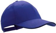 Lippalakki Rubec baseball cap, sininen liikelahja logopainatuksella
