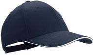 Lippalakki Rubec baseball cap, tummansininen liikelahja logopainatuksella