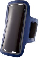Matkapuhelimen suojus Kelan mobile armband case, sininen liikelahja logopainatuksella