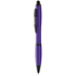 Monikäyttöinen kuulakynä Bampy touch ballpoint pen, musta, violetti liikelahja logopainatuksella