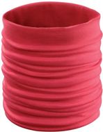 Muunneltava kauluri Cherin multipurpose scarf, punainen liikelahja logopainatuksella