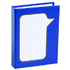 Muunneltava paperinippu Dosan adhesive notepad, sininen liikelahja logopainatuksella